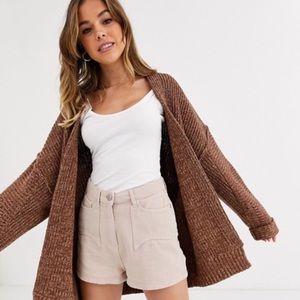 Free People | High hopes chunky brown cardigan, s